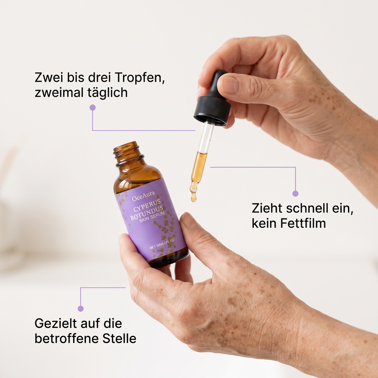 Cyperus Rotundus Altersflecken Serum